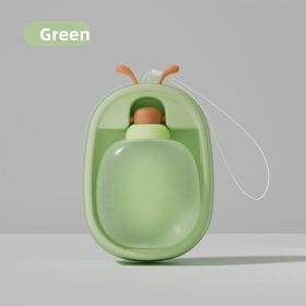 Portable Pet Water Bottle With Cute Antlers  Food Grade, BPA Free, Leak Proof Travel Cup For Dogs, Durable, Easy-to-Clean Outdoor Water Dispenser (Option: Green)